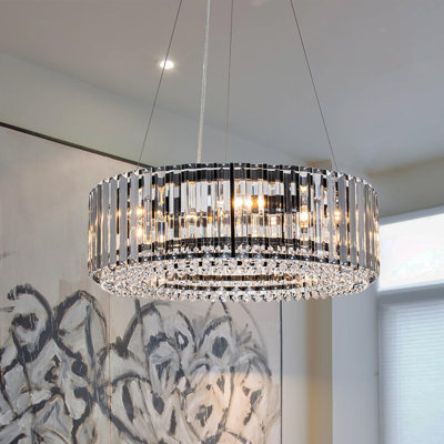Craggie 6 - Light Round Crystal Chandelier