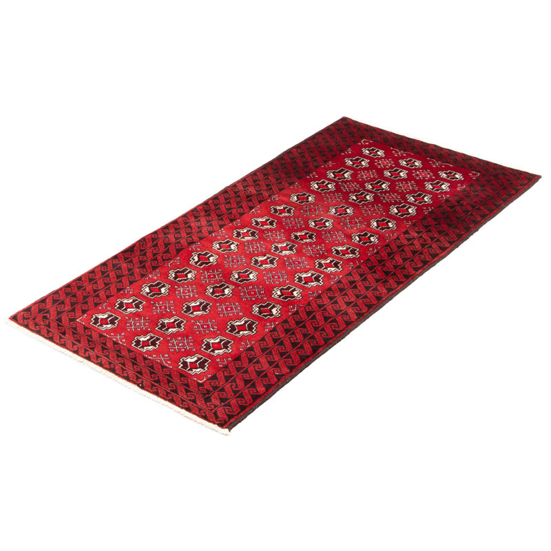 Tapis unique en laine noué à la main 2 pi 10 po x 5 pi 11 po nouvel âge Powersville