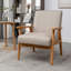 25.38'' Wide Wood Frame Armchair-799658109