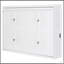Lit escamotable double pleine grandeur, blanc