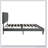 Dark Gray Twin Bed