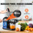 Slow Masticating Juicer, 2-Speed Mode Cold Press Juicer Machine with Reverse Function, Quiet Motor Slow Juicer, Juice Extractor Maker Easy to Clean with Brush