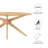 Modway Crossroads 63" Oval Wood Dining Table-93617144