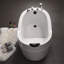 Drain de baignoire escamotable avec trop-plein-84849699