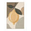 Tapis moelleux moelleux au style moderne et contemporain brun et beige Buschwick-375414609