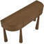Console en placage d'acacia et bois massif Oasis-1562898656