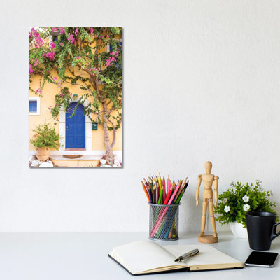 Typical Greek House by Matteo Colombo - Wrapped Canvas Print