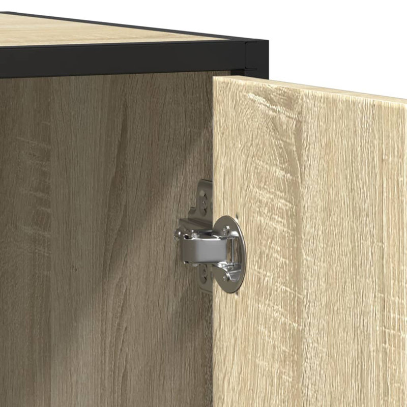 Sideboard 92X35x76 Cm Engineered Wood, Sonoma Oak