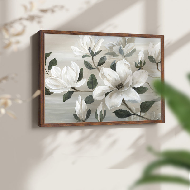 Southern Charm - Imprimé encadré - Restickable, H 16 po x l 20 po, Noyer