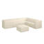 Canapé modulaire en forme de L, canapé modulaire compressé bricolage en velours côtelé de style minimaliste moderne, canapé-lit pour le salon, la chambre à coucher, canapé confortable à conception compacte et économe en espace-114627476