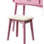 Ensemble de coiffeuse et tabouret Makaly Vanity-1437419084