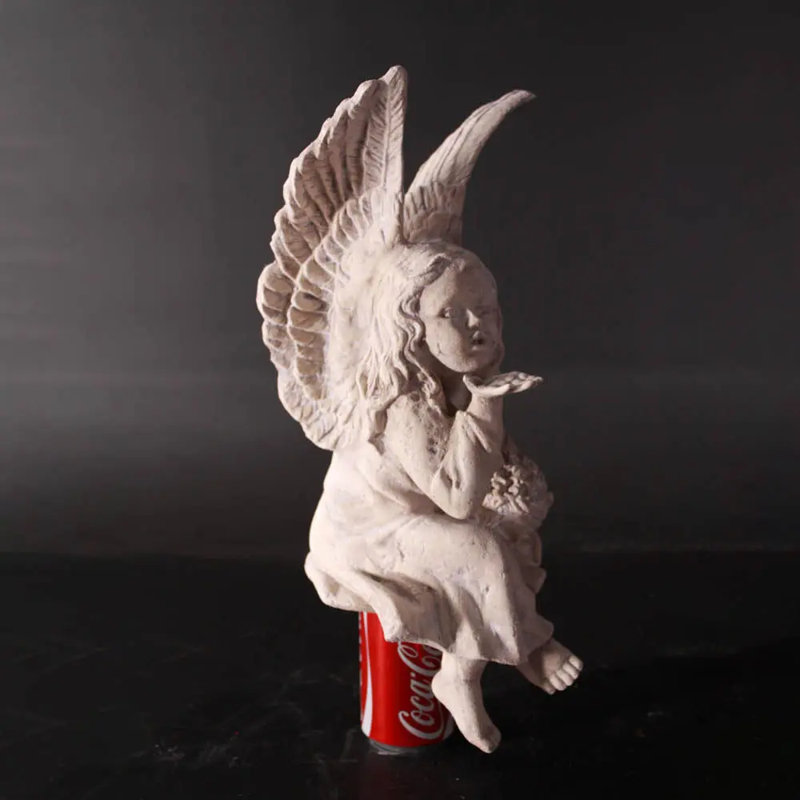 Small Sitting Fairy Spell Stone Finish Statue