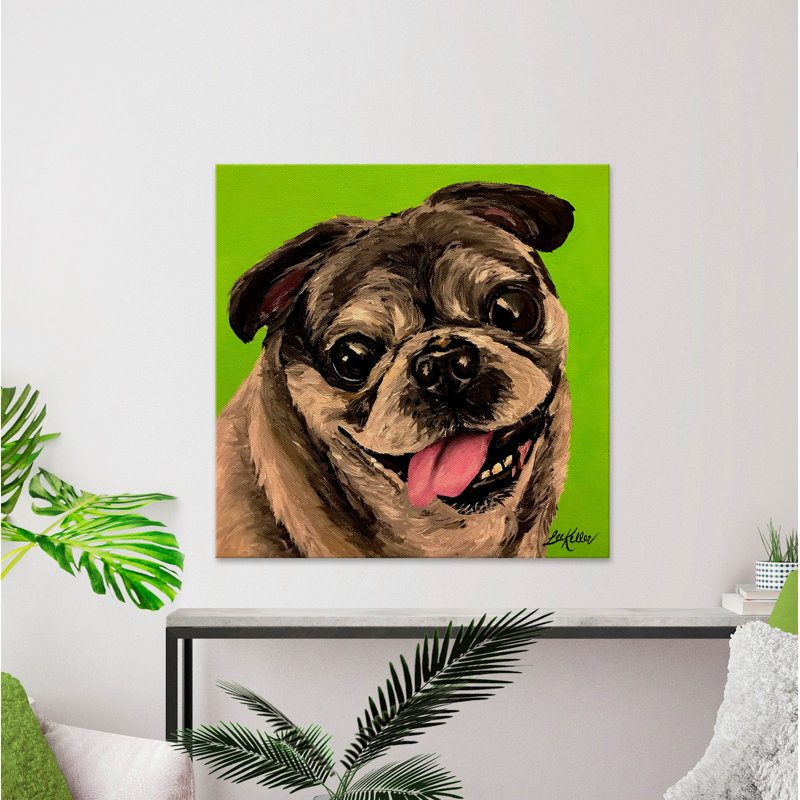Lee Keller - Wrapped Canvas Painting, 45cm H x 45cm W