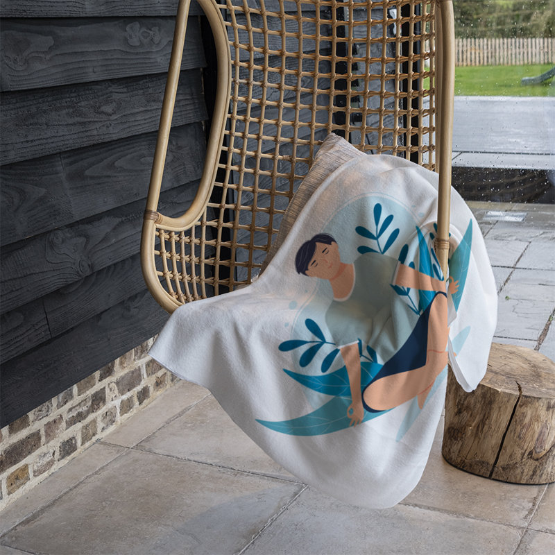 Dondu Plain Weave / Muslin Throw Blanket