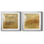 Ensemble de 2 cadres photo Encaustic Tile In Orange I-263741061-256092849-263741057