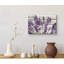 Œuvre d'art mauve lavande mauve sur fond effet bois, images murales rétro rustiques, impression sur toile encadrée-899922249-807997935-825709749