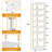 Narrow 8 - Tier Wooden Shoe Rack, Freestanding and Suitable for Multiple Scenes-1647708493