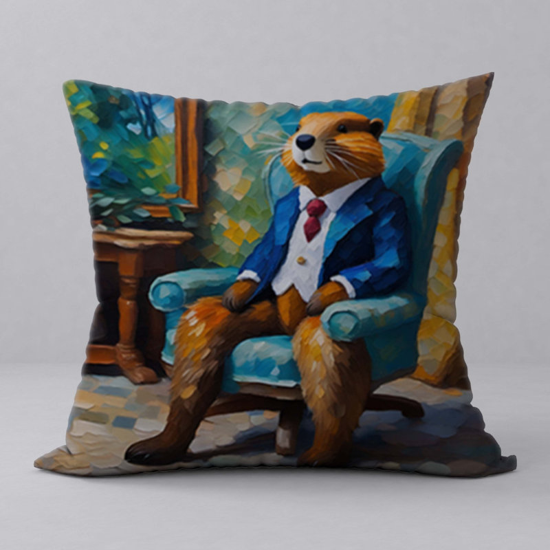 Polyester Throw Square Pillow Cover & Insert