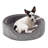 Plush & Velvet Oval Dog Bed-201994304-201994302