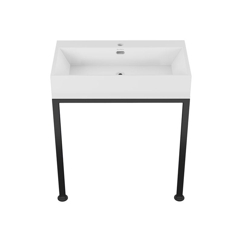 Évier console Concorde, Noir