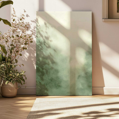 «Mute Forest Shadows II», reproduction sur toile dans un cadre doré