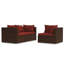 Canapé de patio carré de 55,1 po de largeur avec coussins Vogele-1654518905-1654518906