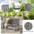 Aninye Plastic Outdoor Bench