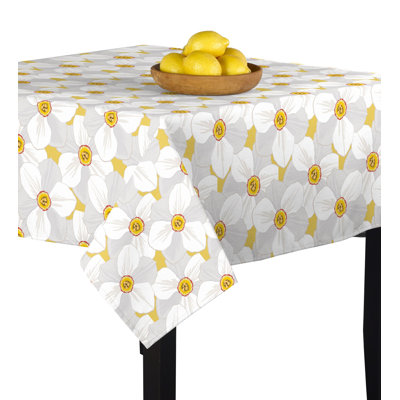 Kristin Large Petal Flowers Tablecloth
