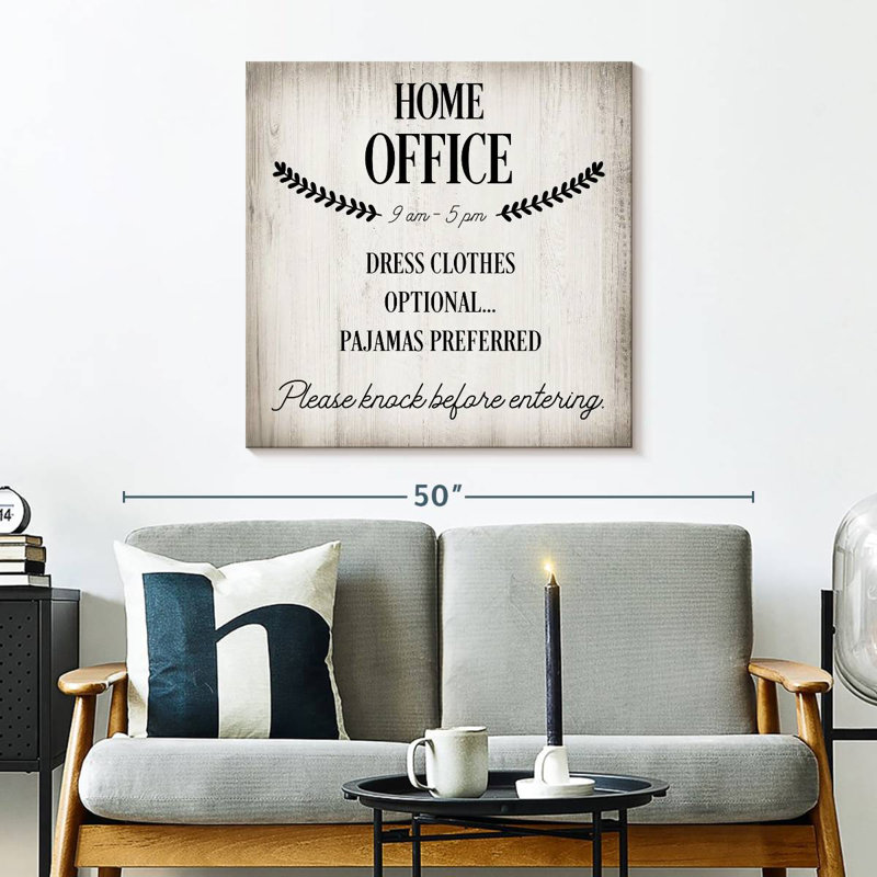 Khylige Home Office Wall Sign