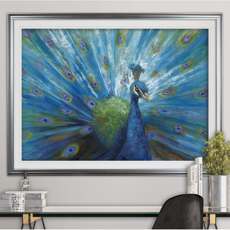 Majestic - cadre photo, reproduction d'art, Argent, H 30 po x l 40 po x P 1,5 po