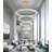 Modern Dimmable 5 Rings Led Chandelier-1305849227