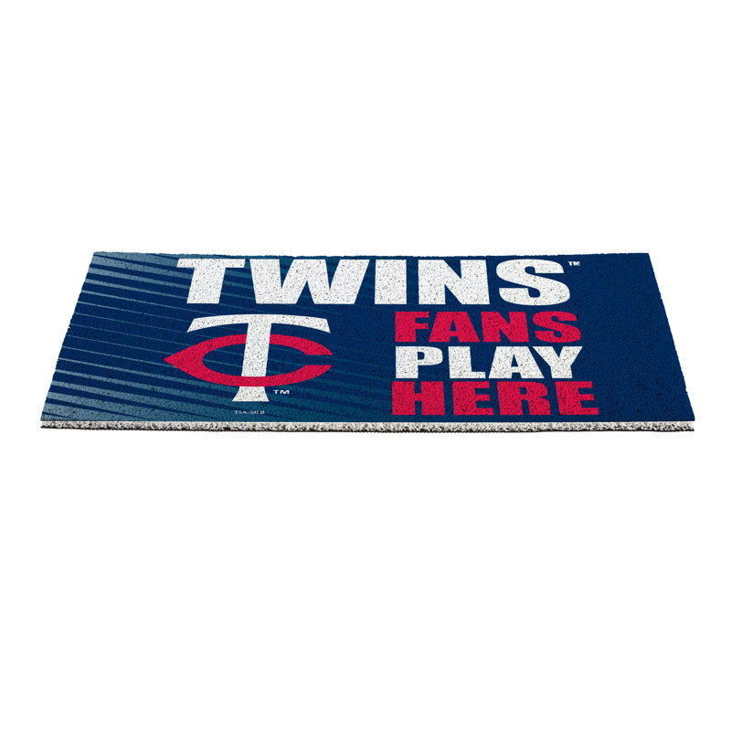Tapis en PVC Minnesota Twins Fan, 28 po x 16 po