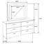 Commode 6 tiroirs Dulcey