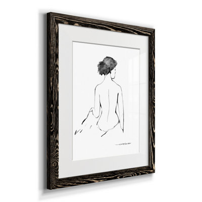 " Sketchy Silhouette II " Painting Print