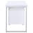 White 3-Drawer Reversible Office Desk