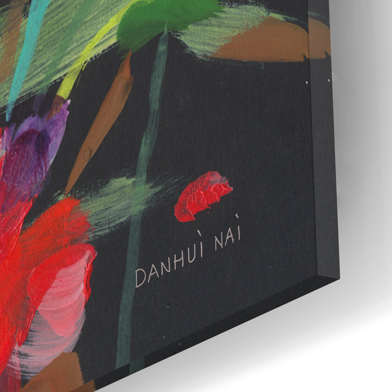 «Brightness Flowering» par Danhui Nai, art mural en verre acrylique, H 12 po x l 12 po x P 0,13 po