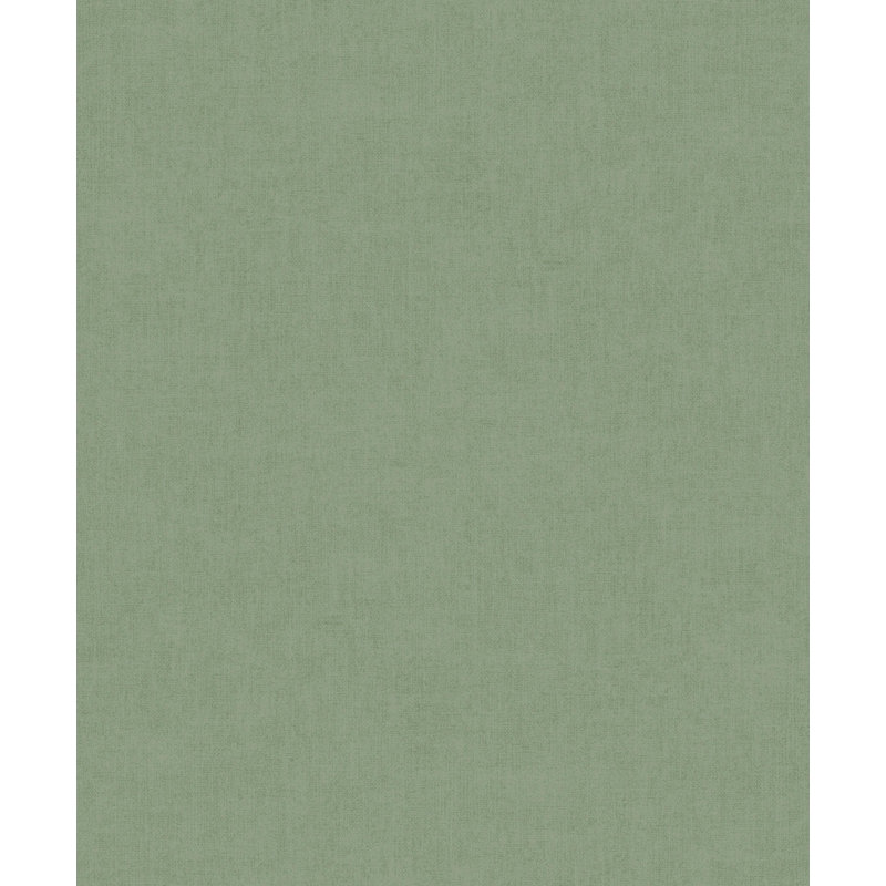 Rouleau de papier peint simple 33 pi x 21 po Reffner Aqua Simple, Vert mousse
