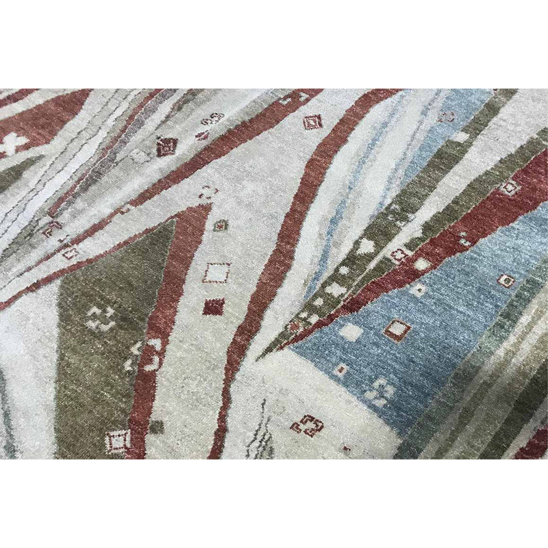 Brookhaven Abstract Area Rug in Beige/Green