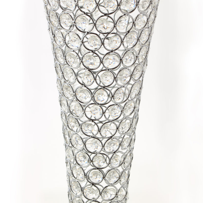 Vase de plancher en métal Munsch, argent