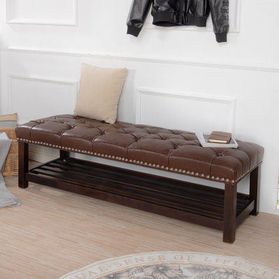 Martinette PU Upholstered Storage Bench