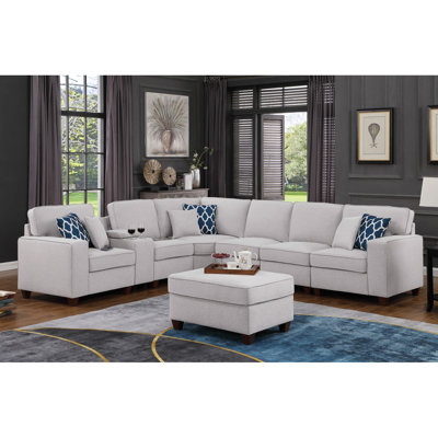 Modern Sofasam Sectional Sofa With Ottoman