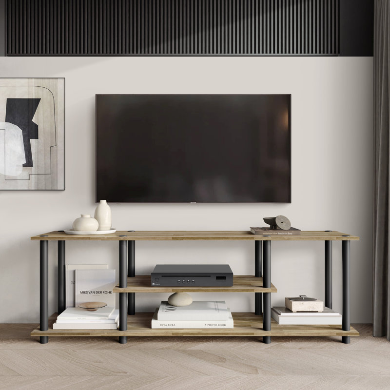 Meuble télé à 3 niveaux Easy Twist, Chêne naturel