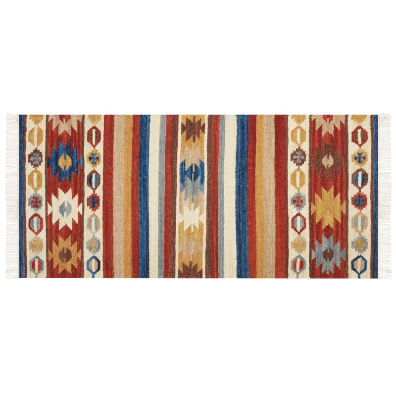 Kroh Southwestern Hand Woven Area Rug, Rectangle 80 x 150cm
