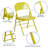 Oliverson Double Braced Metal Folding Chair-2062912999