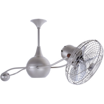 Ventilateur de plafond en cage à 3 pales 42 "avec contrôle mural Brisa 2000