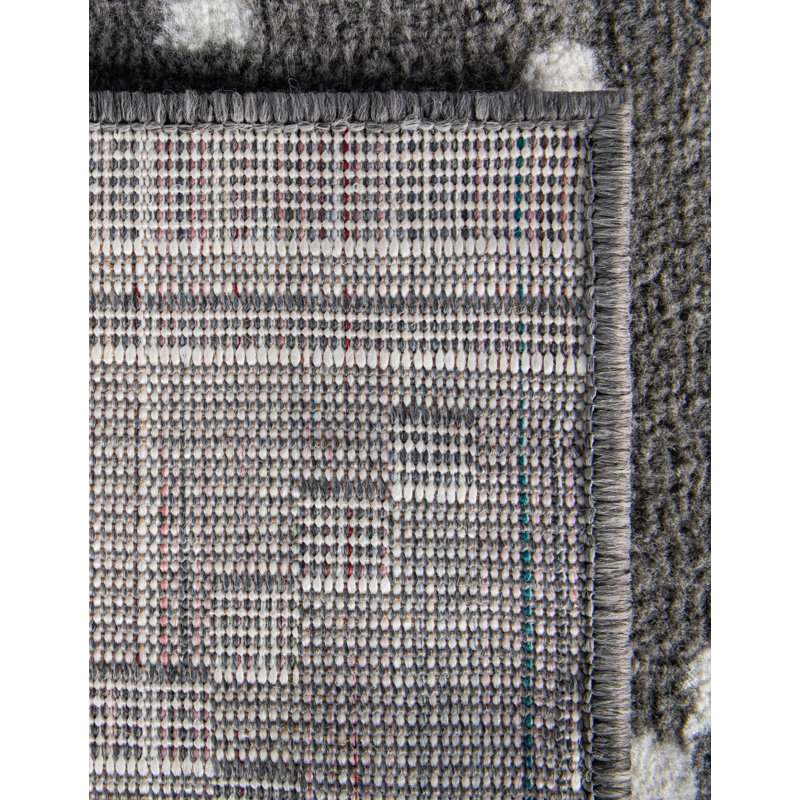 Ivy Bronx Begna Nathanyl Rug Gray, Square 10'