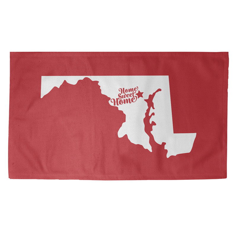Tapis de zone rouge pour maison baltimore home, Rectangle 2 pi x 3 pi