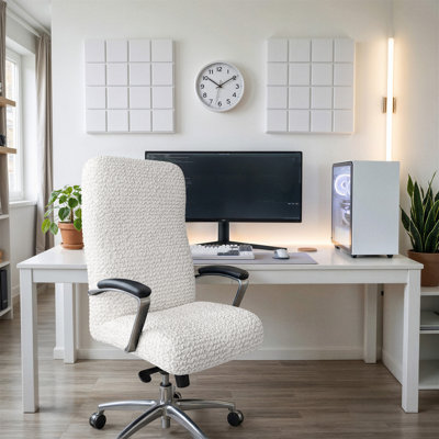 Stretchy Slipcover for Office Chair - Easy to Clean & Durable - Comfort Collection