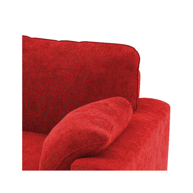 Missouri 2 Seater Sofa, Red