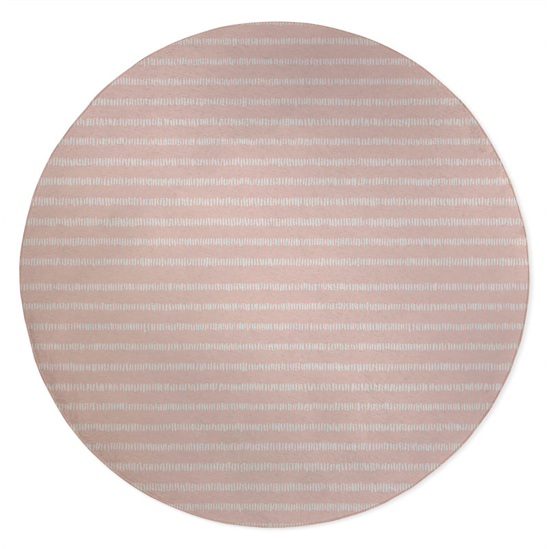Scatter Row Activity Mat, Pink, Round 5'